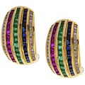 Encore by Le Vian 18k Gold Multi-gemstone Earrings