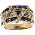 Encore by Le Vian 18k Gold Sapphire 1/3ct TDW Diamond Ring