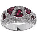Encore by Le Vian 18k Gold Ruby & Diamond Heart Ring