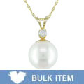 14k Yellow Gold Akoya Pearl Necklace (Case of 3)