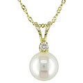14k Yellow Gold Freshwater Pearl Necklace (Case of 3)