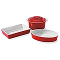 Mayfair & Jackson 4-piece Stoneware Casserole Set