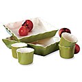 Mayfair & Jackson 6-piece Ruffle Stoneware