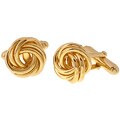 Goldfilled Polished Love Knot Cuff Links