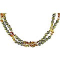 Green Freshwater Pearl & Cornelia Chip Necklace