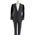 Hart Schaffner & Marx Solid Navy Traveler Suit