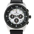 Charles Hubert Black Bordered Chronograph Watch