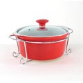 Mayfair & Jackson Red Round Casserole Dish
