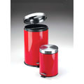 Red Step Trash Cans (Set of 2)