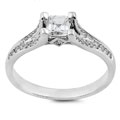 14k White Gold 5/8ct TDW Diamond Ring