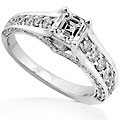 14k White Gold 1ct TDW Diamond Engagement Ring (H-I,SI1)