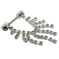 Crystal Chain Starburst Body Jewelry (Case of 2)