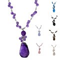 Floating Semi-precious Beads Necklace (USA)