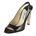 Jimmy Choo Patent Leather Open Toe Sandals