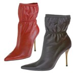 Bronx Women's Pointy Toe Leather Boots
