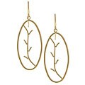 14k Gold Zen Drop Earring