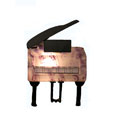 Tiffany Style Note Piano Accent Lamp