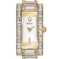 Bulova Women's Goldtone Crystal Watch