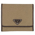 Prada Jacquard Large Tri-fold Wallet
