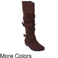 Bamboo by Journee Zen Faux Suede Boots