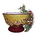 Floral Garden Hand-painted Fruit Bowl