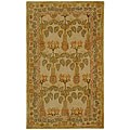 Ancestral Tree Ivory Green Rug (9' x 12')