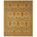 Ancestral Tree Ivory Green Rug (9' x 12')
