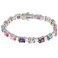 Maddy Emerson Baby Doll Colored CZ Tennis Bracelet