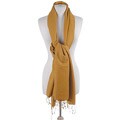 Himalaya Trading Co. Gold Pashmina and Silk Shawl