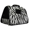 Zebra Print Fashion Pet Tote
