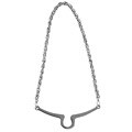 Men's Metal Silvertone Rope Tie Chain