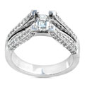 14k White Gold 1 1/4ct TDW Diamond Ring