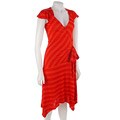 In Dept Tomato Wrap Dress