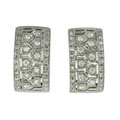 18k White Gold 1/2ct TDW Diamond Hoop Earrings (HI-SI1)
