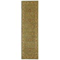 Antiquities Gem Green Wool Rug (2'3 x 10')