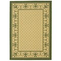 Courtyard Royal Natural Green Rug (5'3 x 7'7)