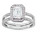 14k Gold 1 1/3ct TDW Emerald Cut Diamond Ring (H-I, VS2-SI1)