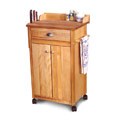 Promo Cuisine Cart V with Backsplash & Knife Rack