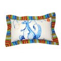 Knights and Dragons Throw Pillow