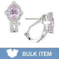14k Gold Oval Kunzite 1/2ct TDW Diamond Earrings (Case of 2)