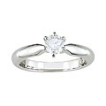 14k Gold 1/2ct TDW Diamond Solitaire Ring (Set of 2)