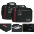 Black/Red Briefcase fits 17-inch Laptop Computer