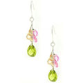 Sterling Silver Cubic Zirconia Drop Earrings