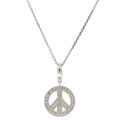 Maddy Emerson Couture 'Peace' Diamond Accent Necklace