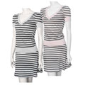 Energie Striped Knit V-neck Dress