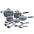 Heavy Duty 16pc Anodized Silicon Cookware Set