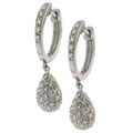 Maddy Emerson Couture 'Raindrop' 1/5ct TDW Diamond Earrings