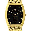 Lucien Piccard 'Saga' Gents Black Dial Watch