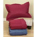 Elegant Diamond Quilt with Sham Set