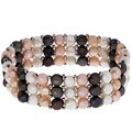 Handmade Three-Strand Freshwater Pearl Bracelet